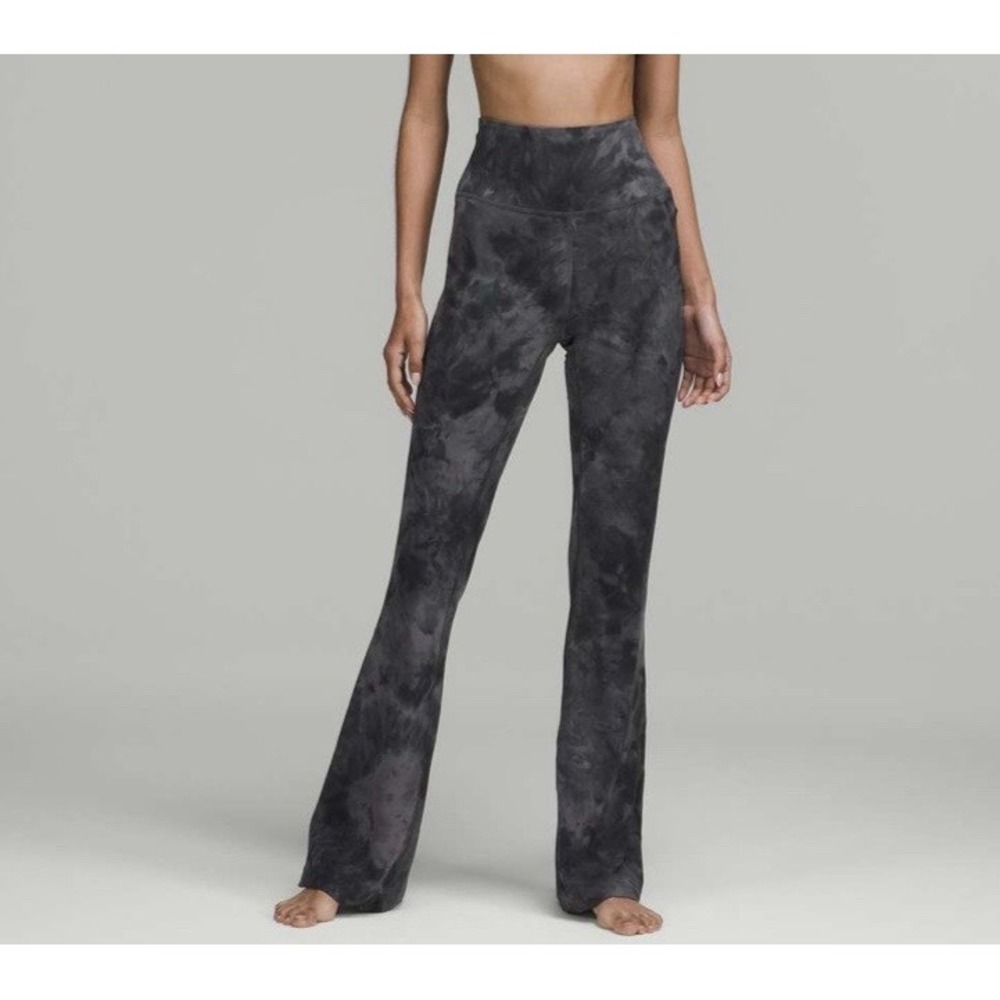 Lululemon Groove Super High-Rise Flared Pant Women's 8 Nulu Yoga Diamond Dye Gym